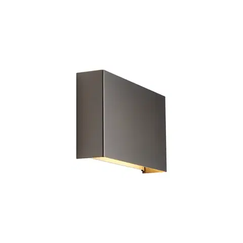 Nástenné osvetlenie Moderné nástenné svietidlo Gunmetal 2-Lights - Otan