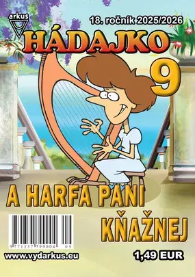 Pre deti a mládež - ostatné Hádajko 9 2026 a harfa pani kňažnej - Jela Mlčochová