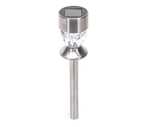 LED osvetlenie  B.V.  - LED Solárna lampa LED/1,2 lm/1,2V 35,5cm chróm 2700K IP44 B10201NN5