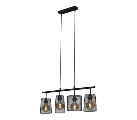 Svietidlá Brilo 4026-045 - Luster na lanku RETRO 4xE27/60W/230V 4026-045