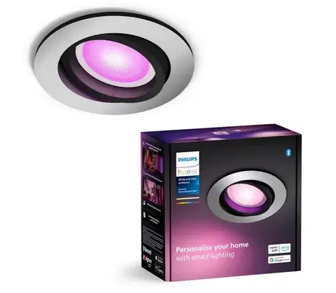 LED osvetlenie Philips - LED RGBW Stmievateľné podhľadové svietidlo Hue CENTURA 1xGU10/4,2W/230V 8720169318793