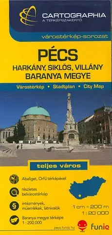 Do auta Pécs 1 : 20 000 - Várostérkép