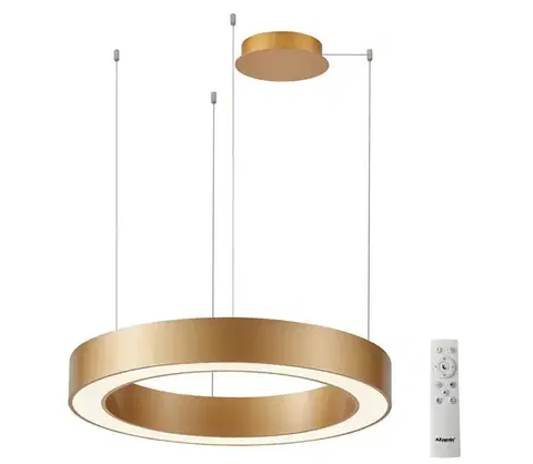 Svietidlá Azzardo  - LED Stmievateľný luster na lanku MARCO LED/50W/230V zlatá + DO 