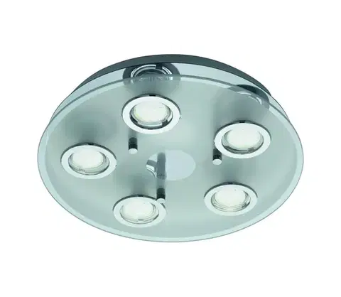 Svietidlá Eglo 54563 - LED stropné svietidlo 5xGU10/3W/230V lesklý chróm 54563