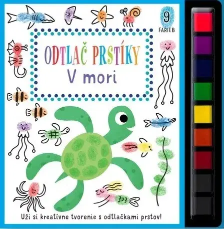 Nalepovačky, vystrihovačky, skladačky Odtlač prstíky - V mori