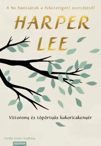 Svetová beletria Víztorony és töpörtyűs kukoricakenyér - Harper Lee