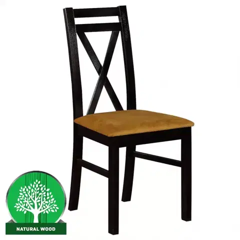 Drevené stoličky Stolička W114 čierne sally 13