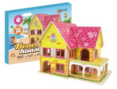3D puzzle 3D Creative Drevené 3D puzzle Dom pri mori