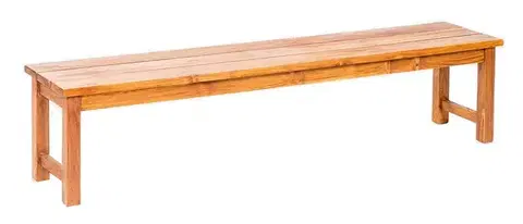 Záhradné lavice DEOKORK Teaková lavica GIOVANNI 158 × 40 × 45 cm