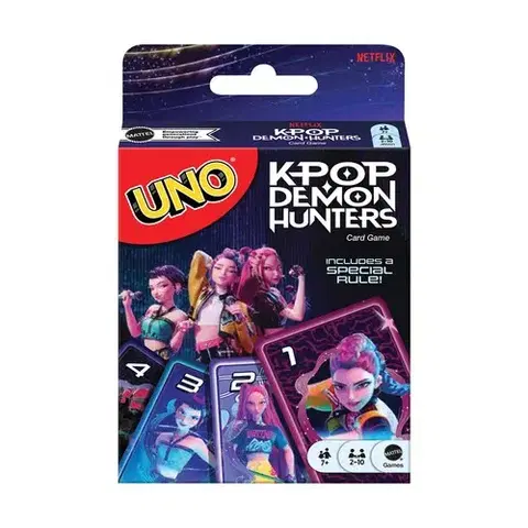 Rodinné hry Kartová hra UNO K-POP Demon Hunters