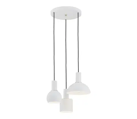 Svietidlá Argon 1468 - Luster na lanku SINES 3xE27/15W/230V biela 1468