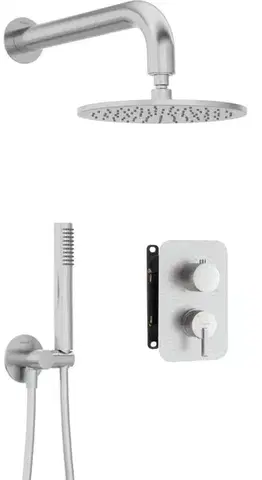 Kúpeľňové batérie DEANTE DEANTE - Silia Concealed BOX, batéria Podomietkový sprchový set, s batériou BOX - so sprchovou hlavicou BXYYFQSM