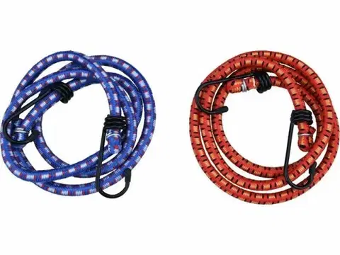 Náradie EXTOL CRAFT Popruhy s hákmi, elastické, 2-dielna sada, 100cm