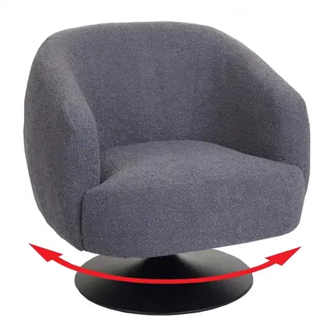 Kreslá Otočné kreslo HWC-J76