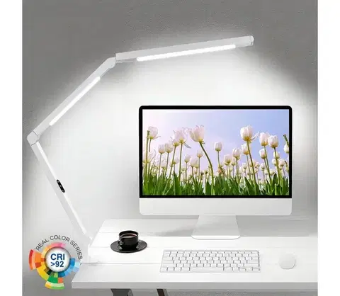 Lampy BRILAGI-LED Stmievateľná dotyková stolná lampa VARIO LED/12W/230V 3000-6500K biela 8590828045564