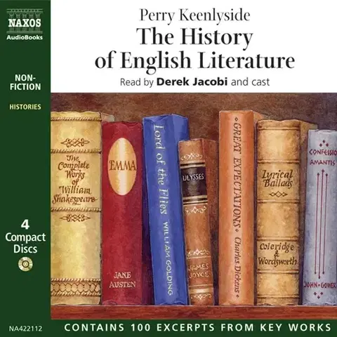 Umenie - ostatné Naxos Audiobooks The History of English Literature (EN)