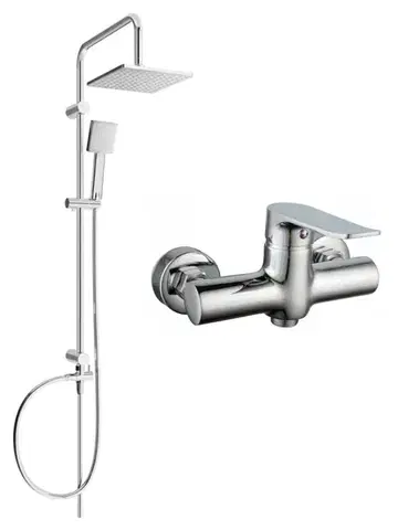 Sprchy a sprchové panely MEXEN/S - Tord sprchový stĺp vrátane sprchovej batérie Pecos, chróm 72740200-00