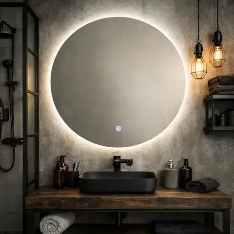Zrkadlá s osvetlením Zrkadlo LED FI80 + dotykový spínač