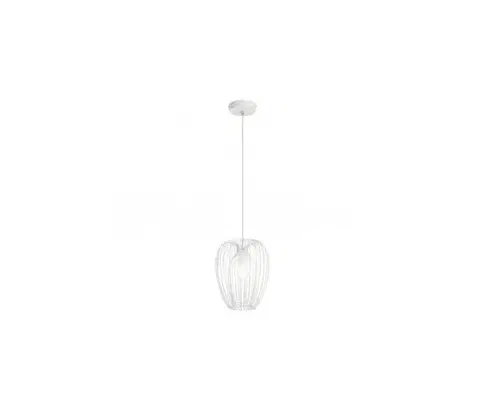 Svietidlá Fabas Luce 3677-45-102 - Luster na lanku CAMP 1xE27/40W/230V biela 3677-45-102