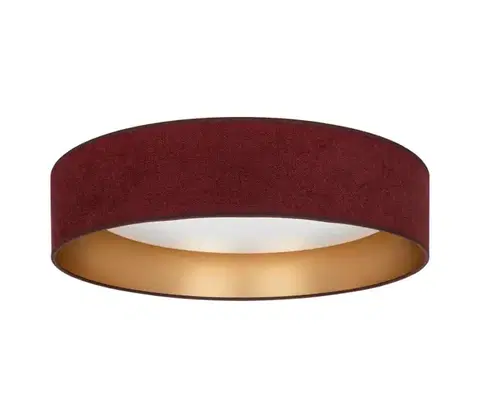 Svietidlá BRILAGI-LED stmievateľné veľké SMD stropné svietidlo 24W/230V 3000-6000K priemer 45 cm vínová/zlatá WT+DO 8590828056133