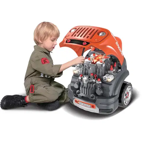 Drevené hračky Buddy Toys BGP 5012 Master motor detská dielňa