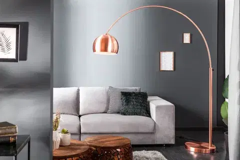 Osvetlenie Stojaca lampa BANGUI 170 - 210 cm Dekorhome