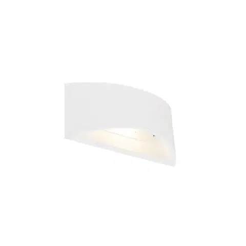 Nástenné osvetlenie Moderná nástenná lampa biela 20 cm - Tum