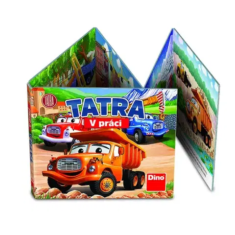 Leporelá, krabičky, puzzle knihy Leporelo Tatra v práci Dino
