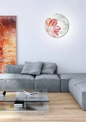 Stropná svetla Stropná lampa s pružinou E27 červená