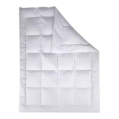Bytový textil Páperová perina 155x200 cm biela