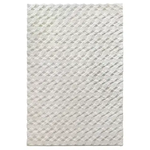 Moderné koberce Koberec Diamond 0,8/1,5 SM873 krémový