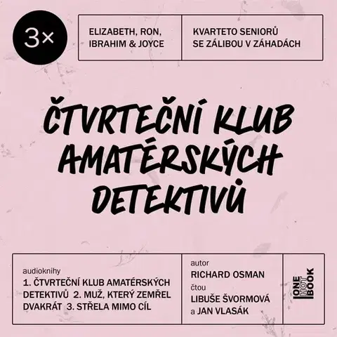 Detektívky, trilery, horory OneHotBook 3x Čtvrteční klub amatérských detektivů #1