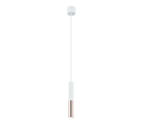 Svietidlá Open Design OR80858 - Závesný luster SLIMI na lanku 1xG9/3,5W/230V biela/ružové zlato OR80858