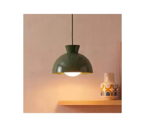 Svietidlá Atmosphera - Závesné svietidlo na lanku LITO 1xG9/4W/230V kaki 221654B