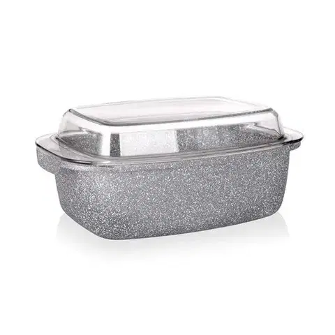 Formy na pečenie Banquet Pekáč s nepriľnavým povrchom Granite 32,5x21x11cm 5,7 l pokrievka