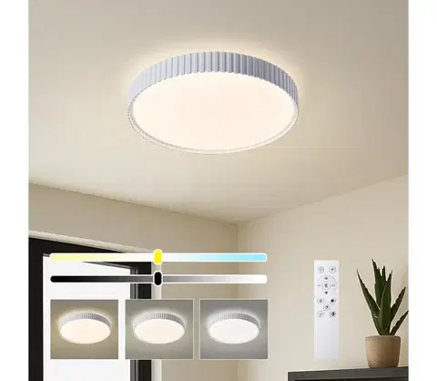 Svietidlá BRILAGI - stmievateľné LED stropné svietidlo CORVO LED/54W/230V 3000-6000K biela priemer 40 cm +DO BRI845