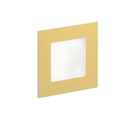 LED osvetlenie LDST AN-01-SZ-BZ9 - LED schodiskové svietidlo ANGEL 9xLED/1,2W/230V zlatá 6500K AN-01-SZ-BZ9