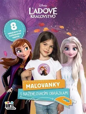 Pre deti a mládež - ostatné Maľovanky s nažehľovacími obrázkami Ľadové kráľovstvo