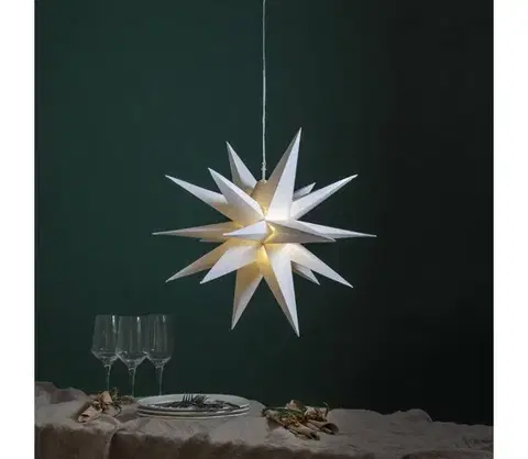 Vianočné dekorácie Eglo 410761 - LED Vonkajšia vianočná dekorácia ALICE 12xLED/0,036W/3xAA IP44 410761