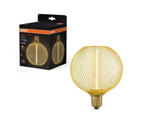 LED osvetlenie LED Stmievateľná žiarovka DECOR  FILAMENT G125 E27/3,5W/230V 1800K zlatá - Osram 4058075840164