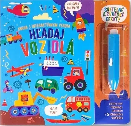 Zvukové knihy Kniha s interaktívnym perom - Hľadaj vozidlá