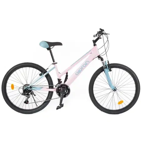 Bicykle Odľahčený juniorský bicykel Olpran Formica 24" - model 2026 • 135-155 cm • 13,9 kg ružová/šedá - 15" (135-155 cm)