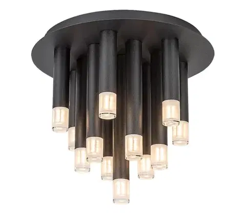 Svietidlá Rabalux 71354 - Stropné svietidlo RAMIRA 13xG9/5W/230V čierna 71354