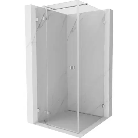 Sprchovacie kúty MEXEN/S - Lunar T sprchovací kút dvere krídlové ľavá 120 x 120, transparent, chróm 834T-120-120-01-00-L