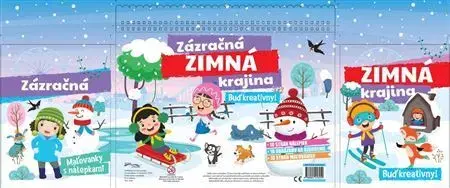 Nalepovačky, vystrihovačky, skladačky Zázračná zimná krajina