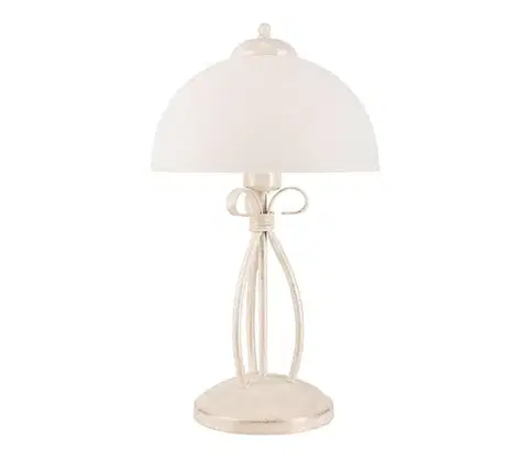 Lampy  Stolná lampa ADELLE 1xE27/60W/230V LN 1.6 BIAŁY
