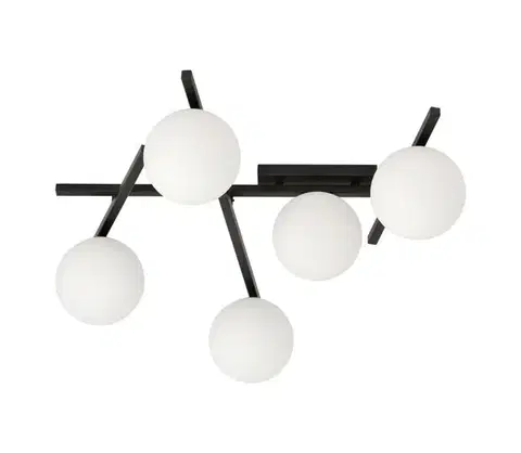Svietidlá EMIBIG Stropné svietidlo SMART 5xE14/10W/230V čierna/biela 1103/5