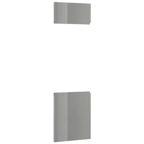 Kuchynské skrinky Čelo skrinky Luxeo F02-D60PM grey lak