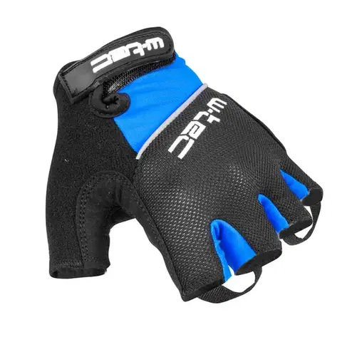 Cyklistické rukavice Cyklo rukavice W-TEC Bravoj modro-čierna - XL