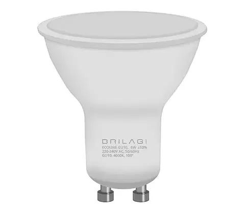 LED osvetlenie LED Žiarovka ECOLINE GU10/6W/230V 4000K - BRILAGI ZD-EGU006-40